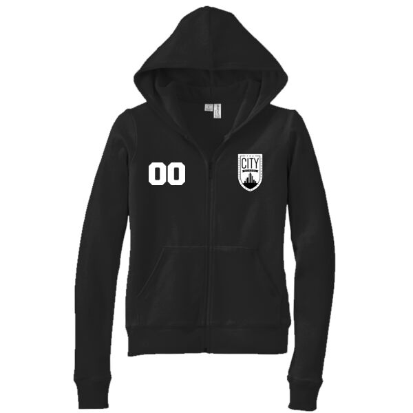 City Cross Country Personalized (front & back) - Essential Fleece Full Zip Hooded Sweatshirt Thumbnail